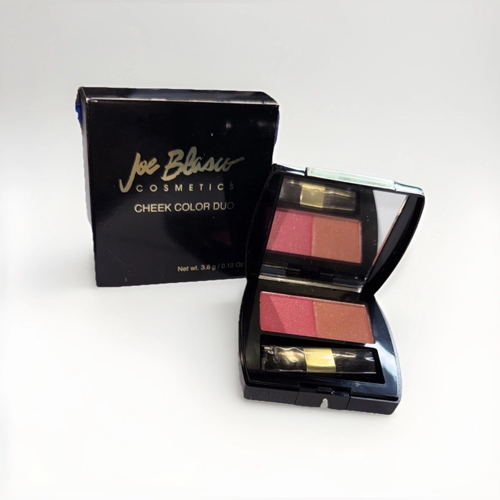 Joe Blasco Cosmetics Cheek Color Duo - Pink and Peach